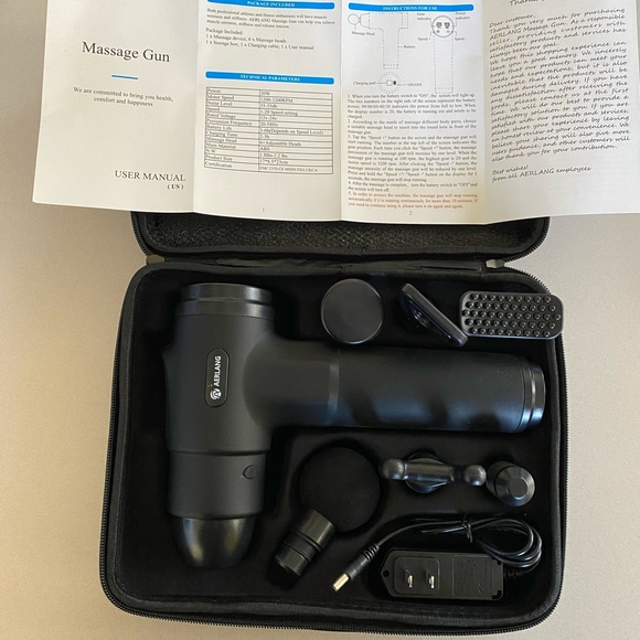 Brand new Aerlang massage gun DEEP TISSUE hyper-volt therapy lithium battery NEW - Picture 10 of 12